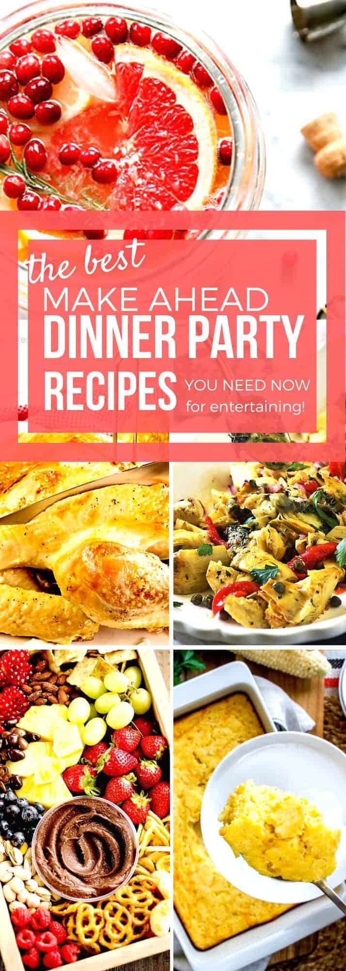 Make Ahead Dinner Parties
 Make Ahead Dinner Party Recipes SundaySupper