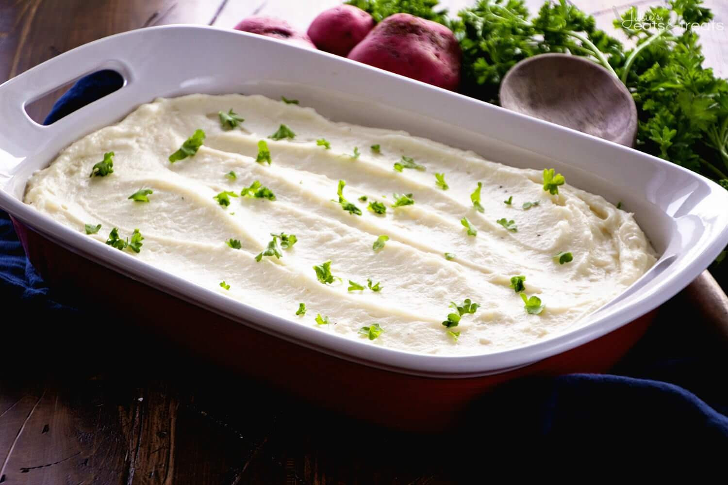 Make Ahead Mashed Potatoes Recipe
 Make Ahead Mashed Potatoes Recipe Julie s Eats & Treats