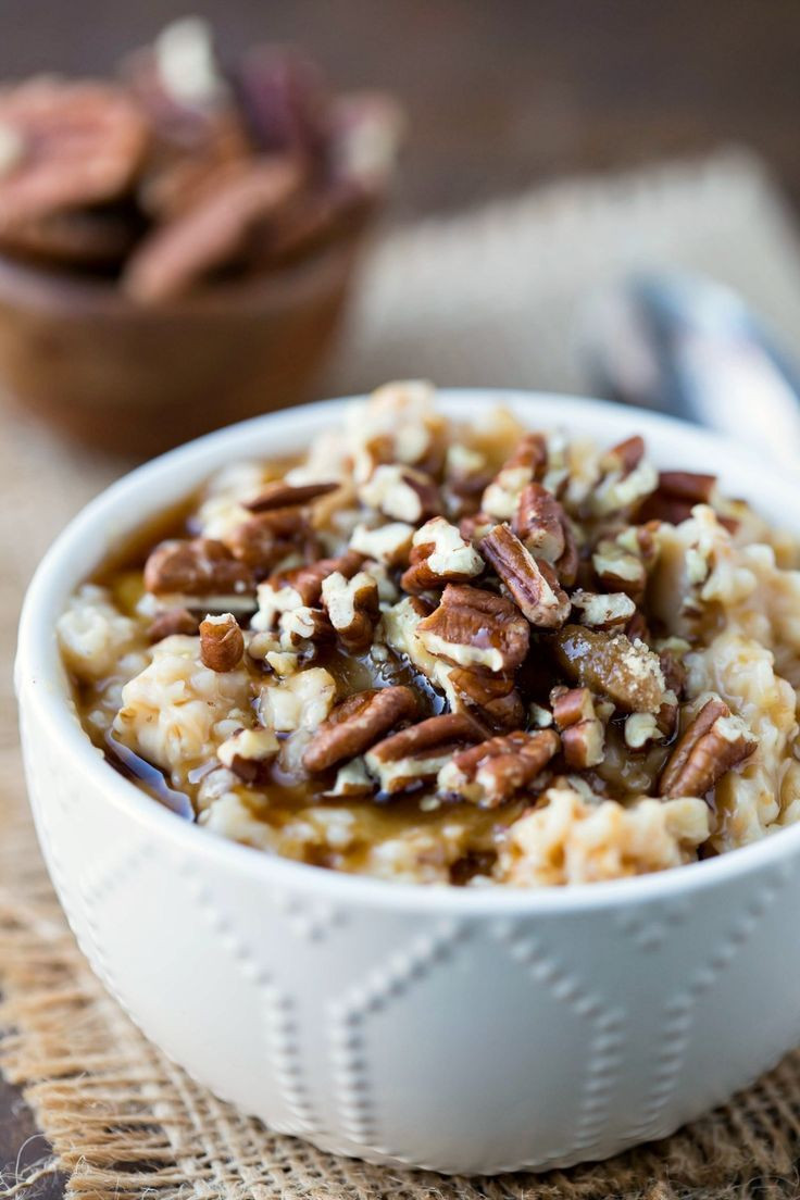 Make Ahead Pecan Pie
 Slow Cooker Overnight Pecan Pie Oatmeal Recipe is a yummy