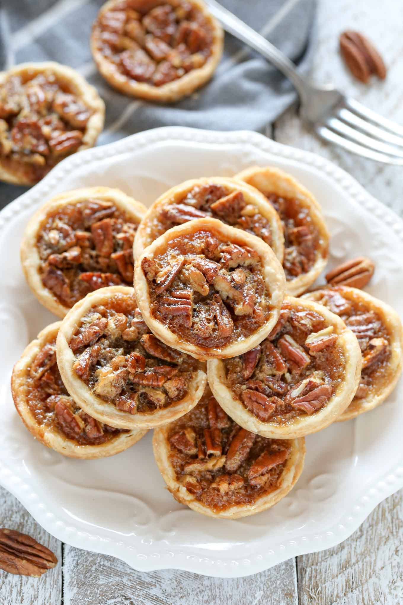 Make Ahead Pecan Pie
 Mini Pecan Pies