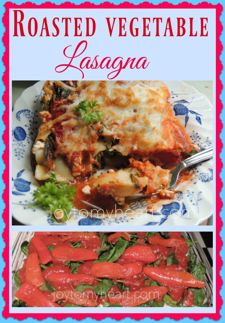 Make Ahead Vegetarian Lasagna
 Roasted Ve able Lasagna easy dish to make ahead Joy To