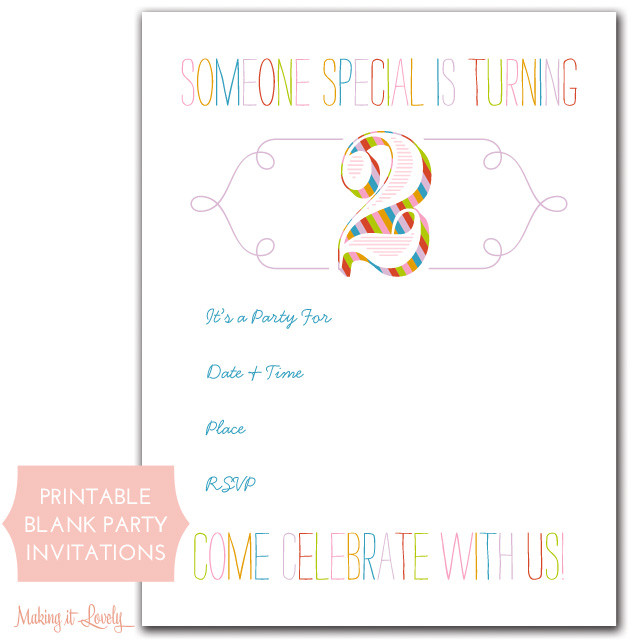 Make Birthday Invitations Online Free
 41 Printable Birthday Party Cards & Invitations for Kids