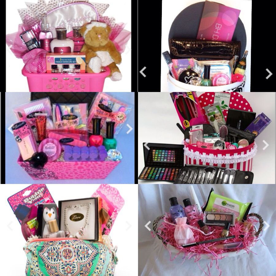 Makeup Gift Basket Ideas
 Makeup t basket idea