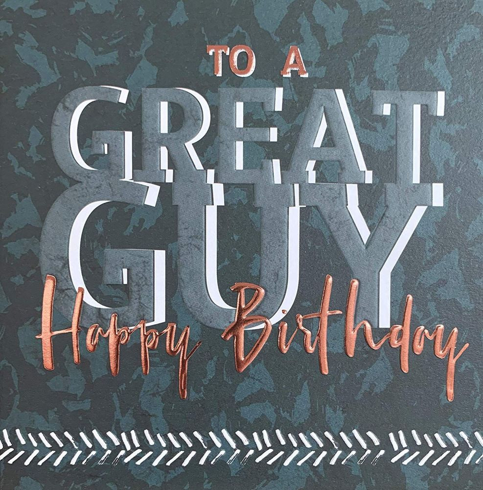 Male Birthday Wishes
 Male Birthday Card To A GREAT Guy Male BIRTHDAY Cards