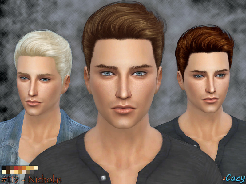 Male Hairstyles Sims 4
 Cazy s Nicholas Hairstyle Sims 4