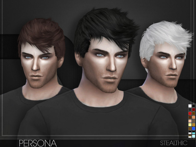 Male Hairstyles Sims 4
 Stealthic Persona Male Hair The Sims 4 Catalog