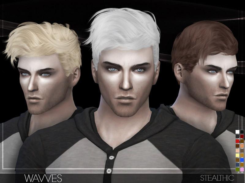 Male Hairstyles Sims 4
 Stealthic Wavves Male Hair The Sims 4 Catalog
