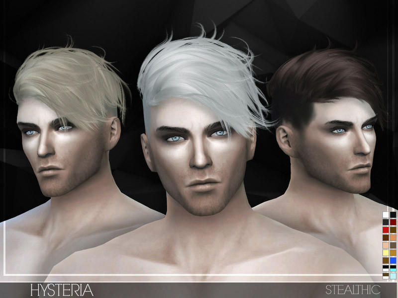 Male Hairstyles Sims 4
 Stealthic Hysteria Male Hair The Sims 4 Catalog