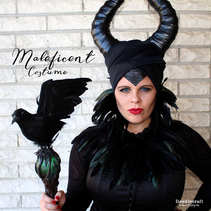 Maleficent DIY Costume
 Doodlecraft Maleficent Costume