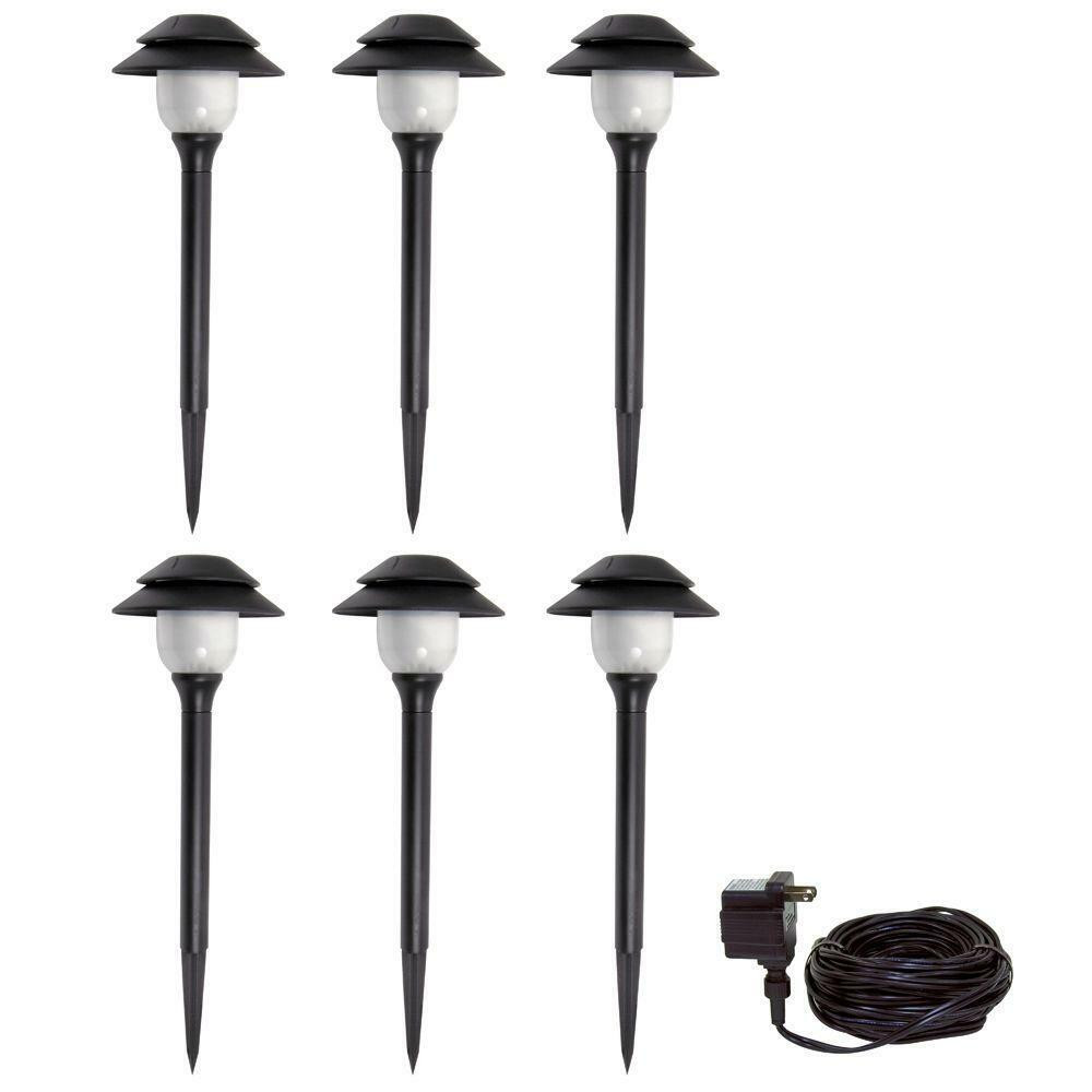 Malibu Landscape Lighting Parts
 Malibu Low Voltage 6 Piece LED Plastic Tier Light Kit