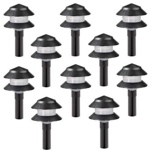 Malibu Landscape Lights
 Set of 10 Malibu Pagode 2 tier Landscape Lights ML 10