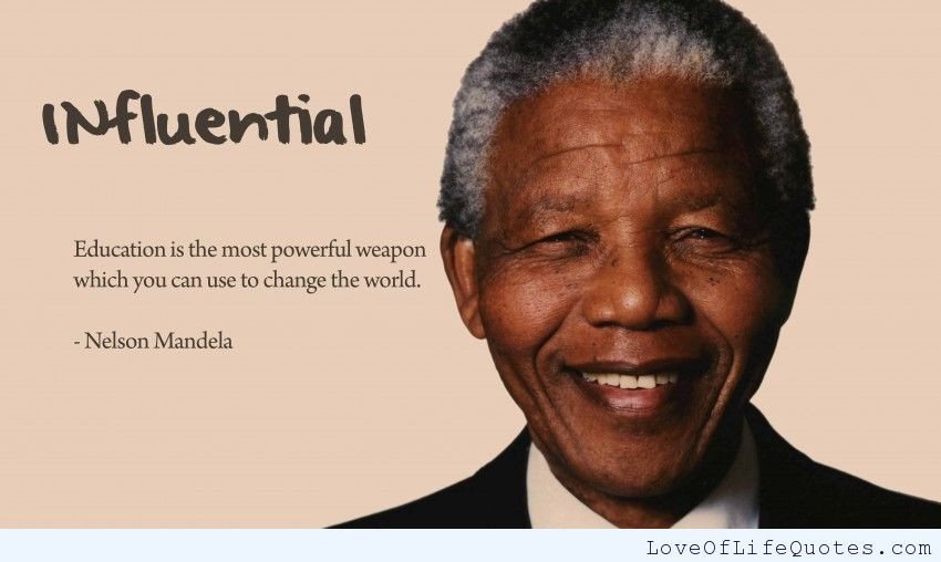 Mandela Education Quote
 Quotes About Education Nelson Mandela QuotesGram