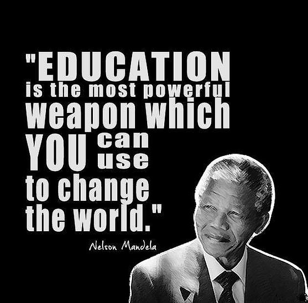 Mandela Education Quote
 Powerful Education Quotes QuotesGram