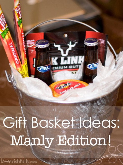 Manly Gift Baskets Ideas
 DIY Awesome Gift Basket for Man