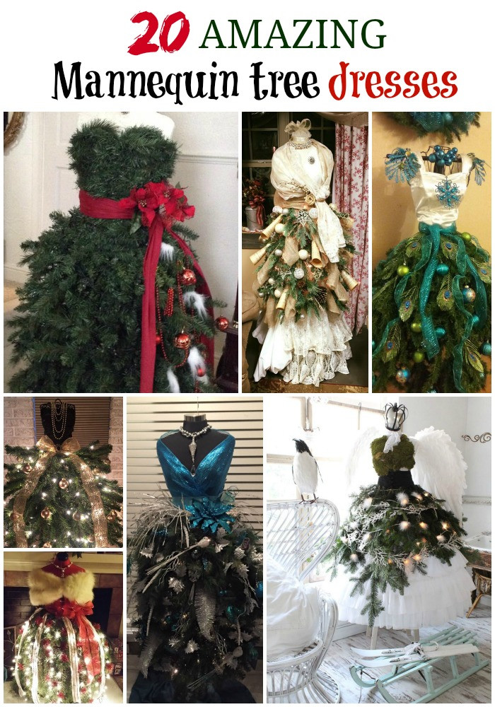 Mannequin Christmas Tree DIY
 15 Gorgeously Creative Christmas Trees that aren’t