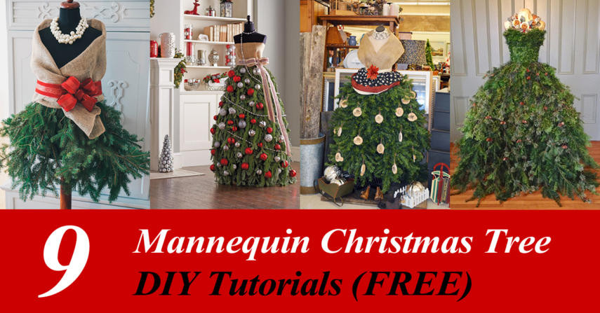 Mannequin Christmas Tree DIY
 FreshPatio Patio Designs and Garden Ideas