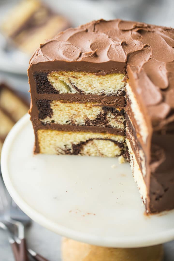 Marble Birthday Cake
 Marble Cake Baking A Moment