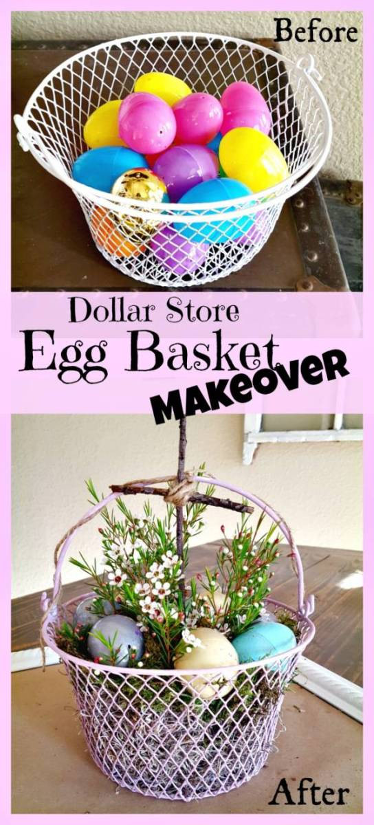March Crafts For Adults
 DIY Dollar Tree Easter Basket Makeover – Home and Garden