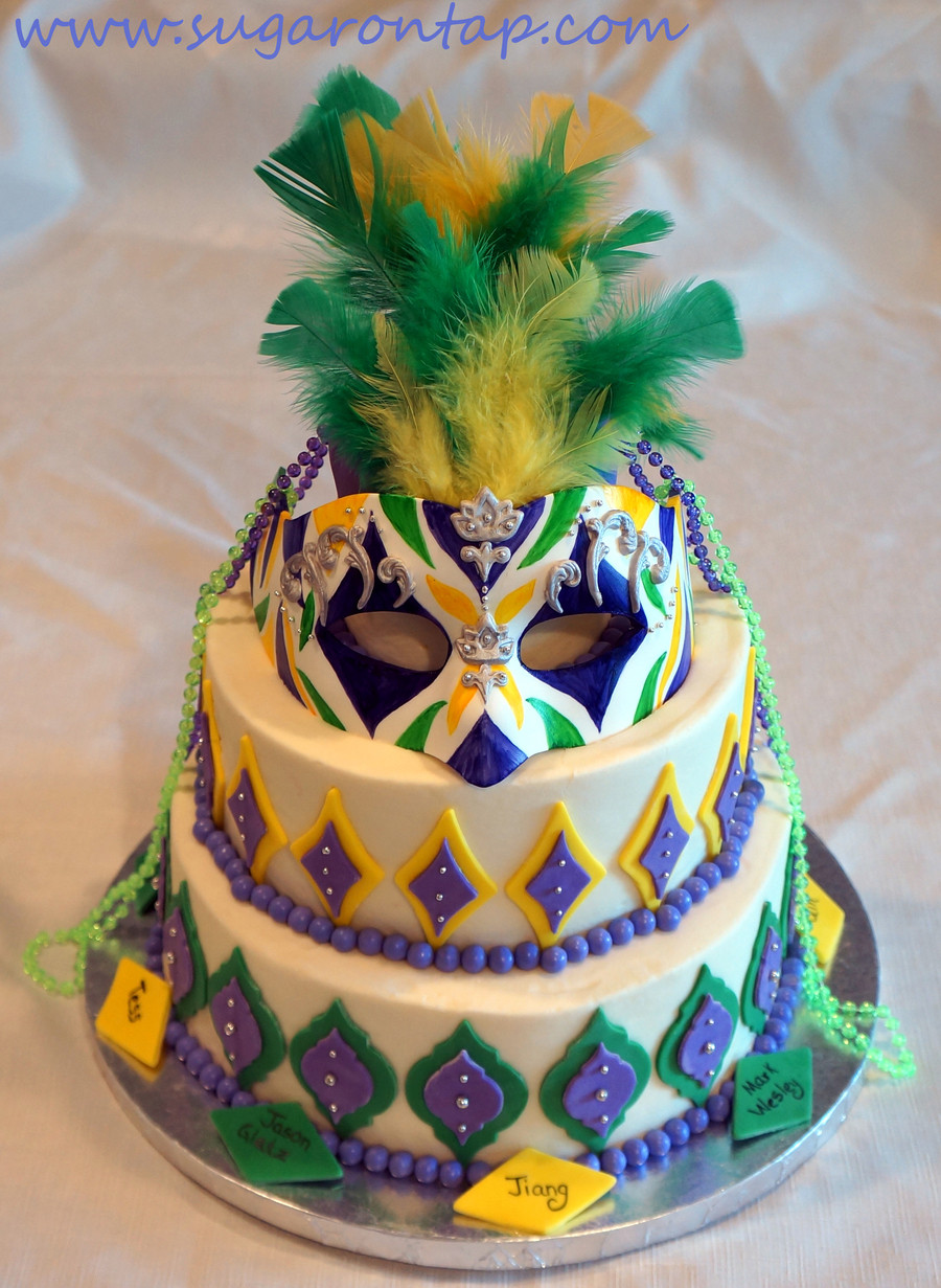 Mardi Gras Birthday Cakes
 Mardi Gras Cake CakeCentral