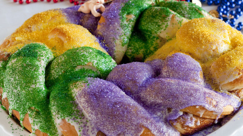 Mardi Gras Cake Recipe
 Quick Mardi Gras King Cake Recipe BettyCrocker