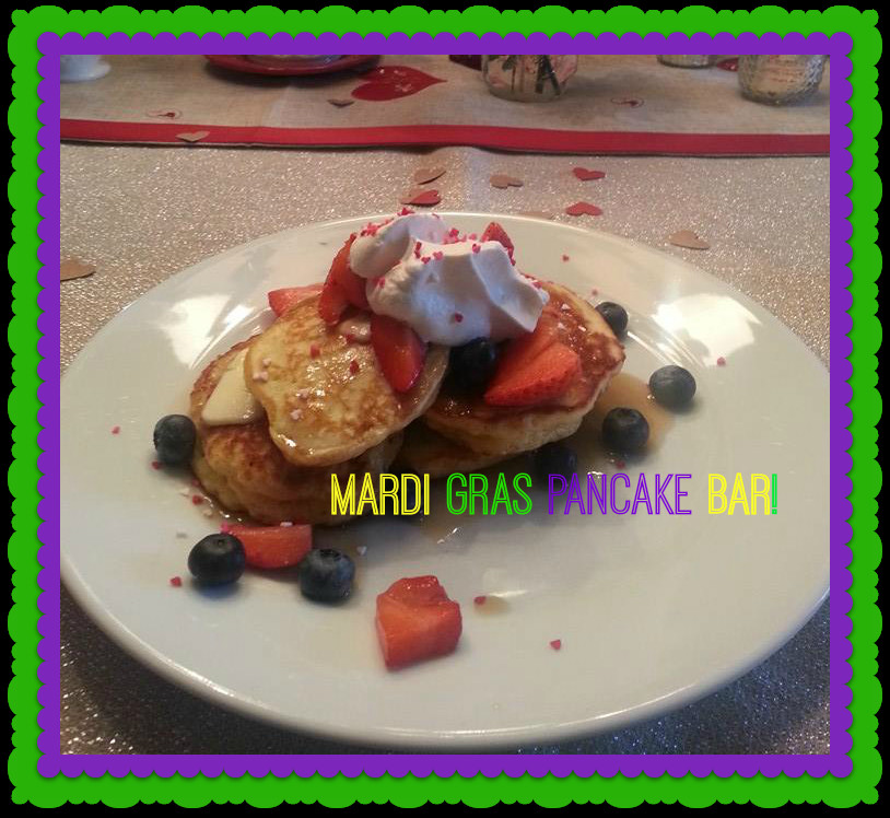 Mardi Gras Pancakes
 Pancake Bar Sometimes Martha Always Mary