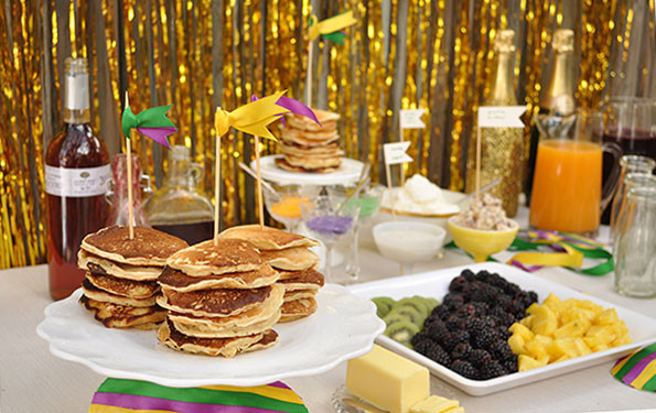 Mardi Gras Pancakes
 Mardi Gras Pancake Bar Evite