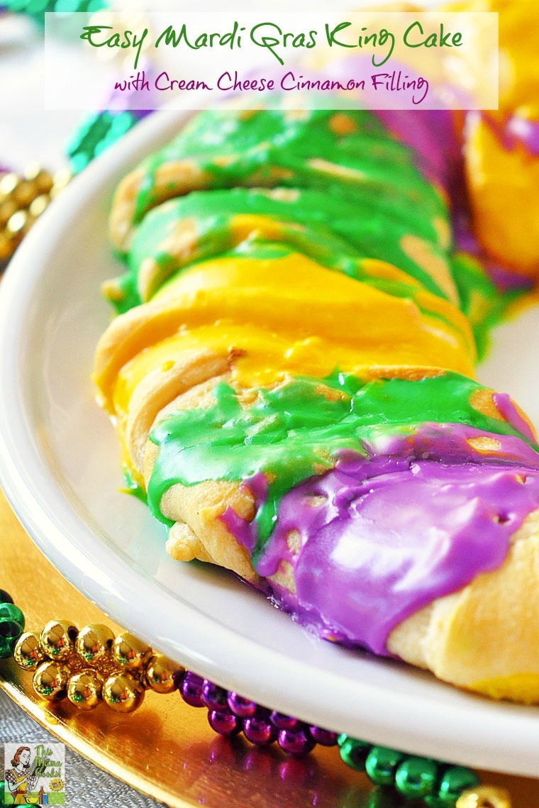 Mardis Gras Cake Recipe
 Easy Mardi Gras King Cake Recipe with Cream Cheese