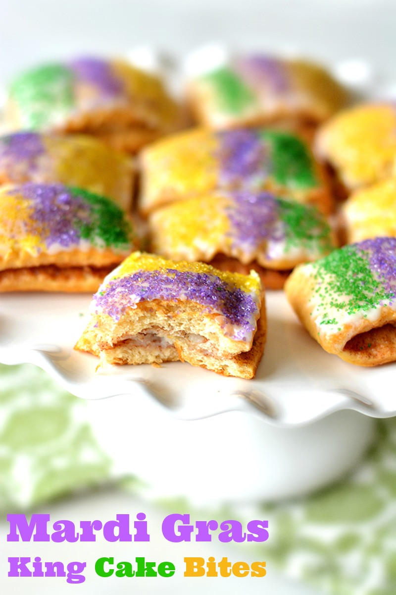 Mardis Gras Cake Recipe
 King Cake Bites Mardi Gras Desserts