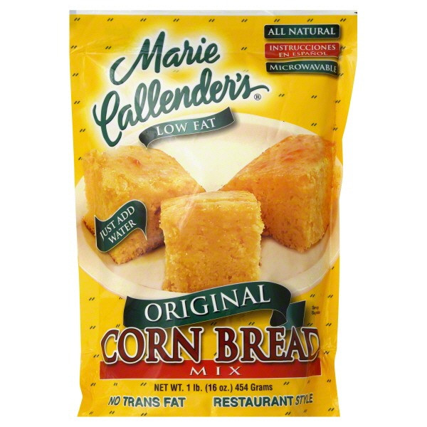 Marie Callendars Cornbread Mix
 Marie Callender s Low Fat Original Corn Bread Mix from