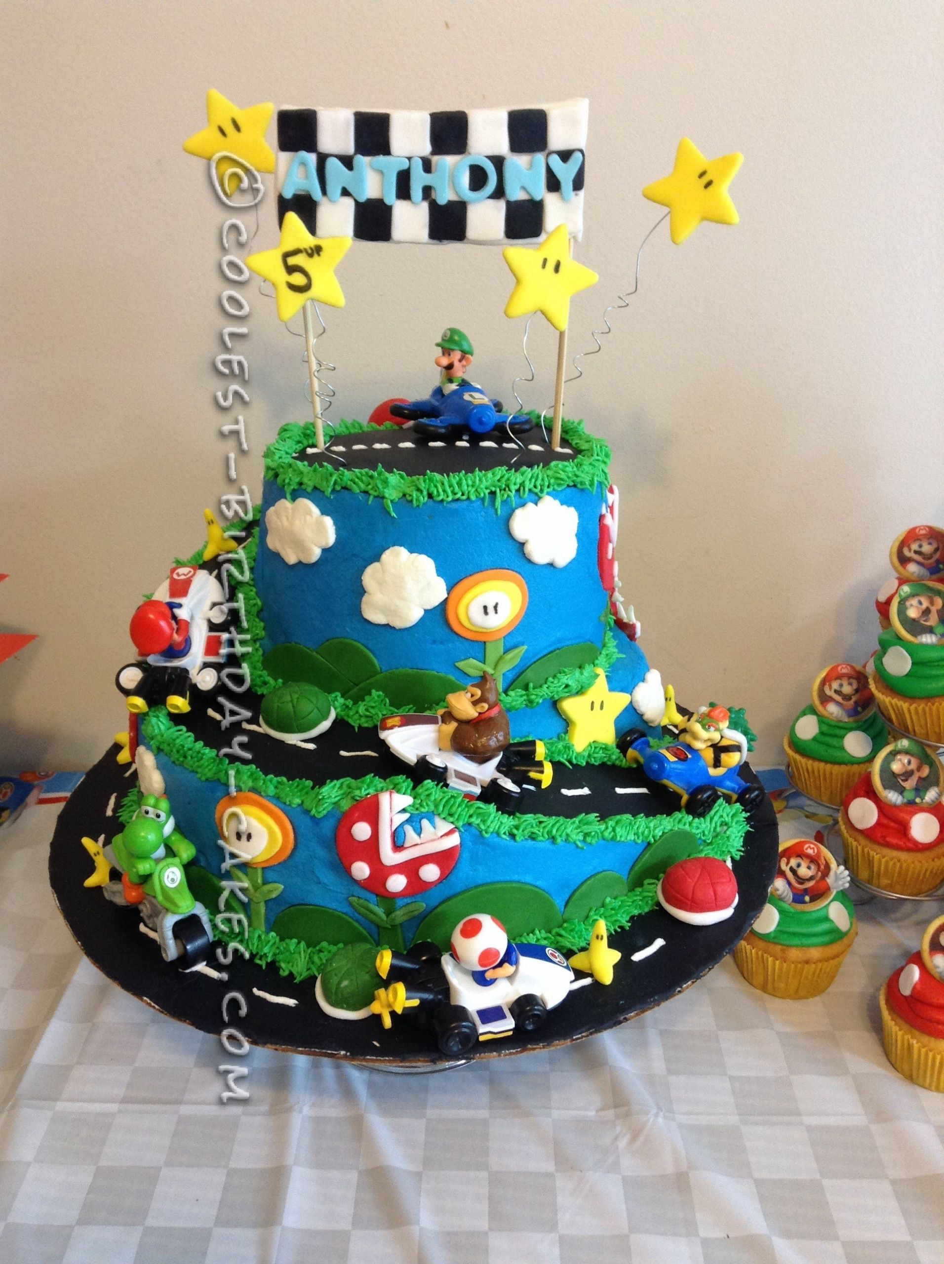 Mario Kart Birthday Cake
 Coolest Mario Kart Wii Birthday Cake