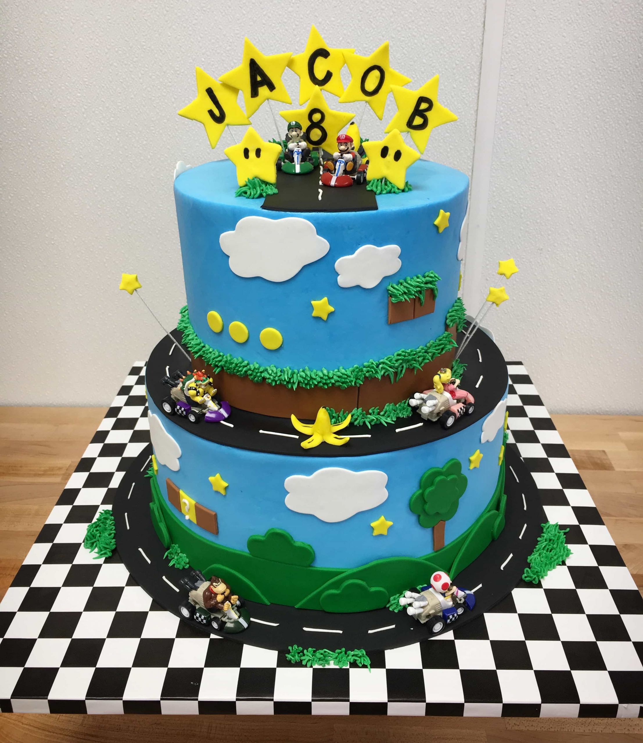 Mario Kart Birthday Cake
 Kids Cakes David s Custom Cakes