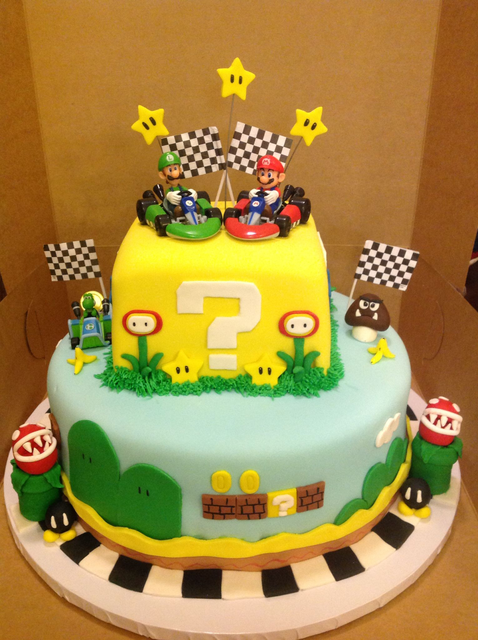 Mario Kart Birthday Cake
 Mario Kart Cake