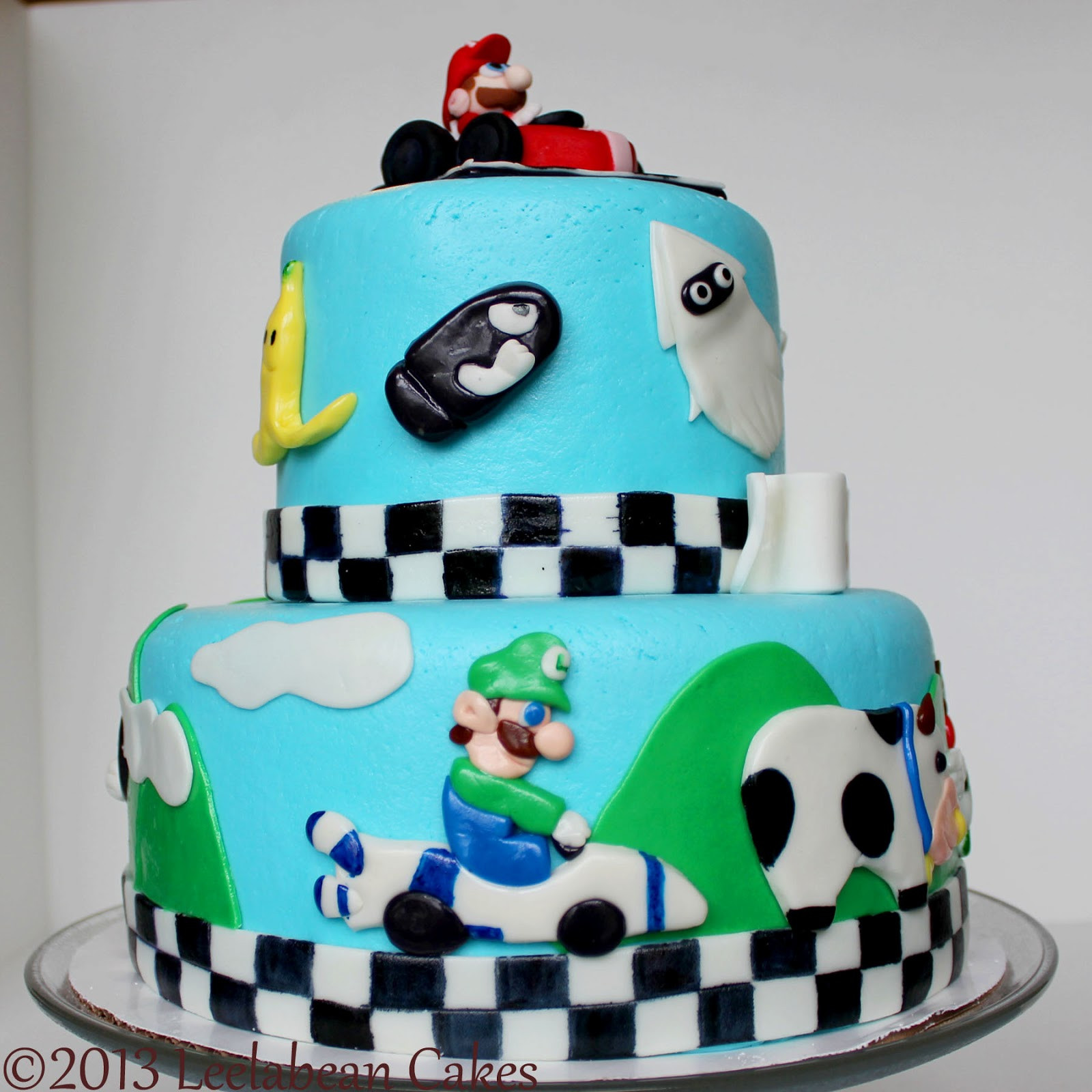 Mario Kart Birthday Cake
 Leelabean Cakes Mario Kart Cake