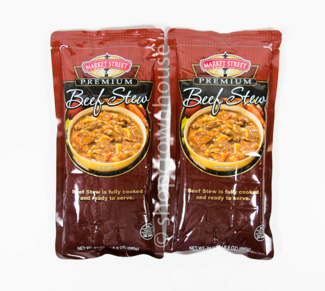 Market Street Beef Stew
 2 Bags Market Street Classics Premium Fully Cooked BEEF