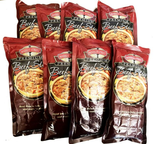 Market Street Beef Stew
 8 BAGS Market Street Classics Premium Fully Cooked BEEF