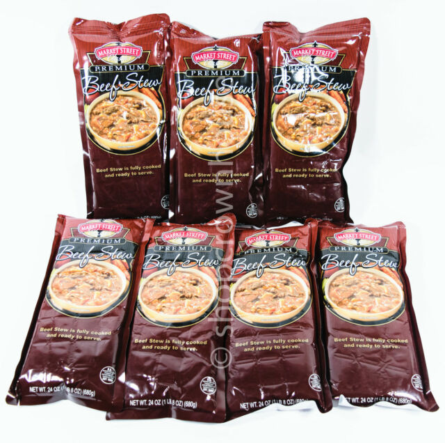 Market Street Beef Stew
 7 bags Market Street Classics Premium Fully Cooked BEEF