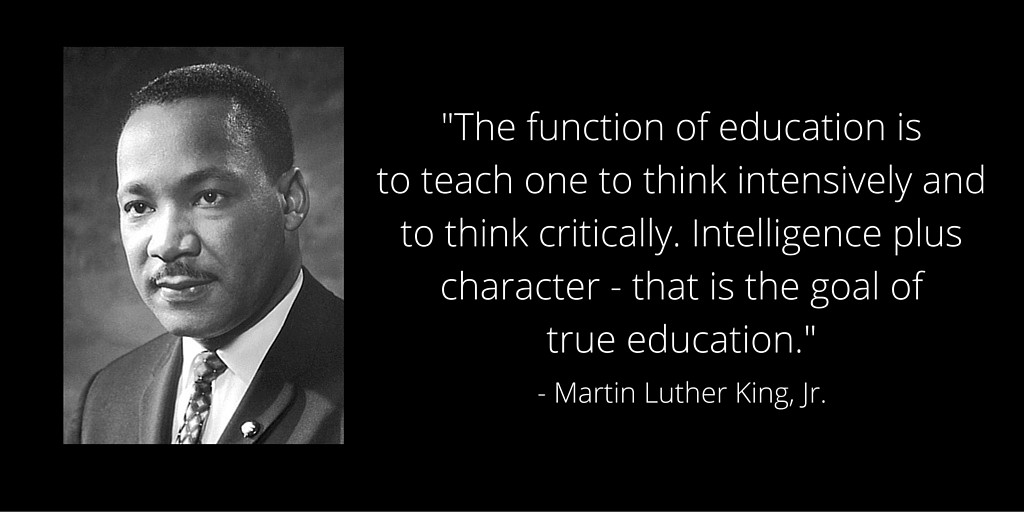 The Best Martin Luther King Quotes On Education - Home, Family, Style