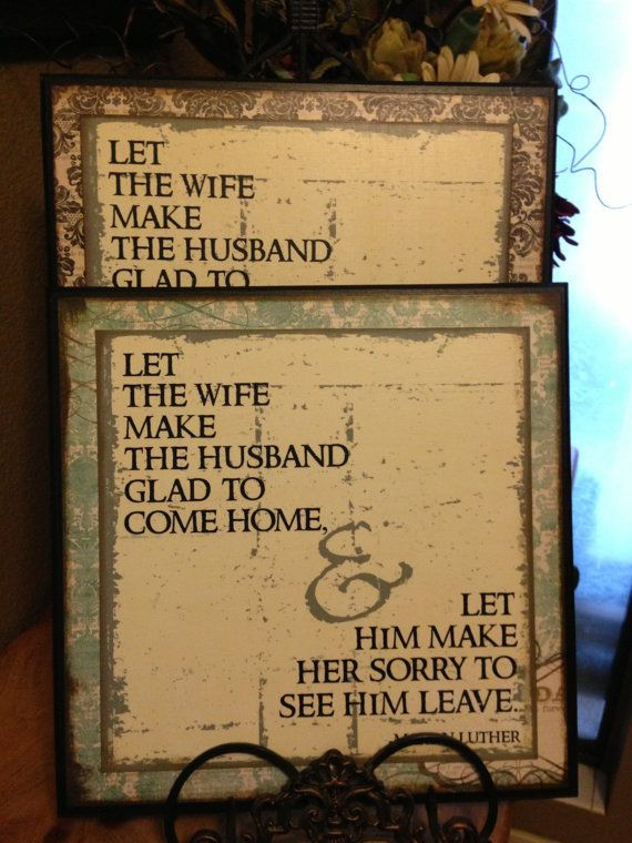 Martin Luther Marriage Quote
 Marriage Quote by Martin Luther wooden sign NEW by