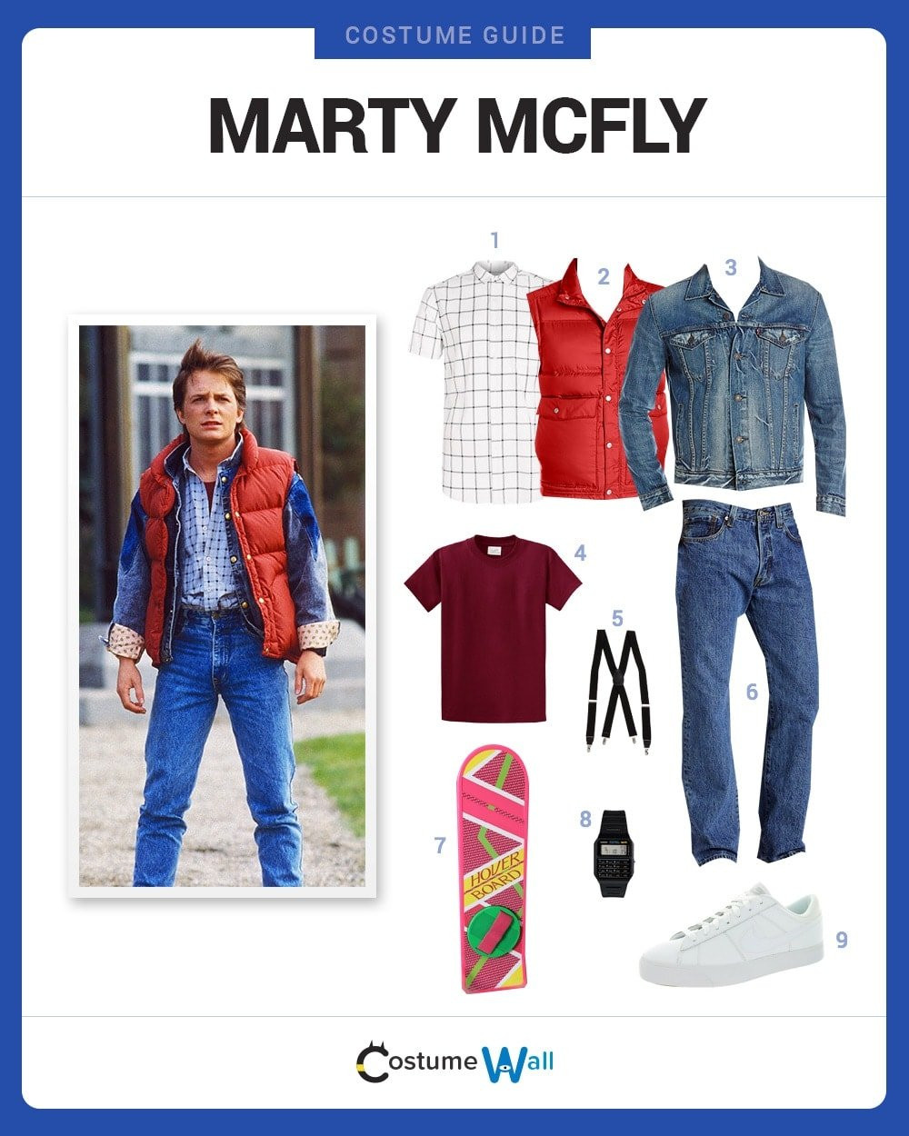 Marty Mcfly Costume DIY
 Dress Like Marty McFly Costume