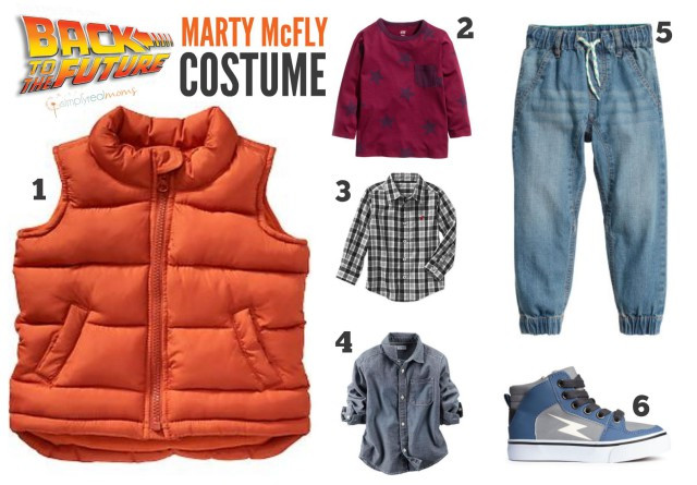 Marty Mcfly Costume DIY
 DIY Sibling Halloween Costume Back To The Future Simply