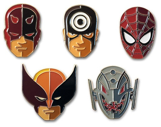 Marvel Pins
 The Blot Says Marvel Character Portrait Enamel Pins by