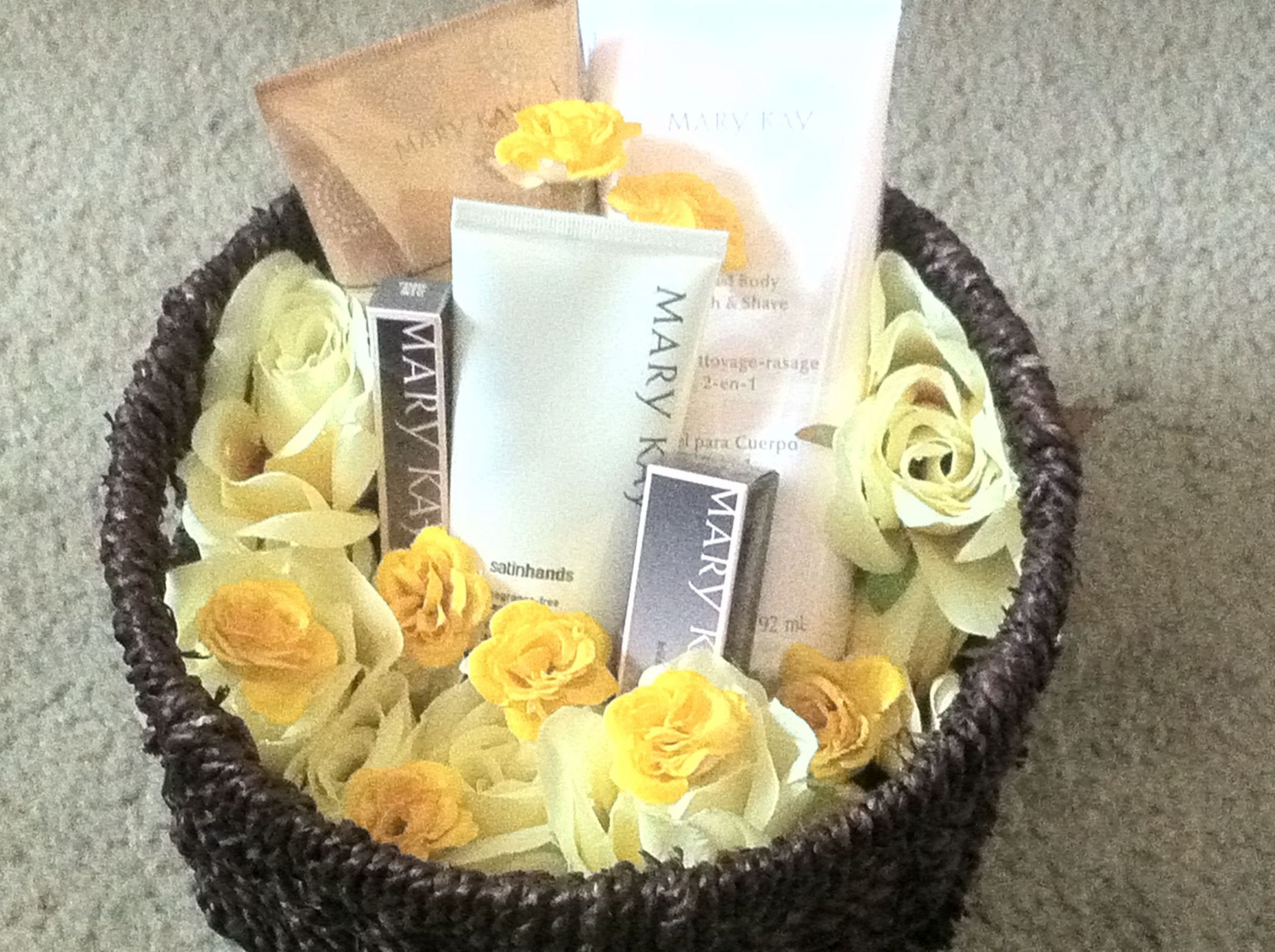Mary Kay Gift Baskets Ideas
 This is a Mothers Day Mary Kay basket I made for a client