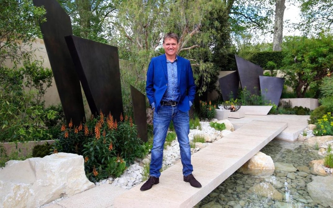 Mary Reynolds Landscape Designer Husband
 Chelsea Flower Show winner Andy Sturgeon My partner