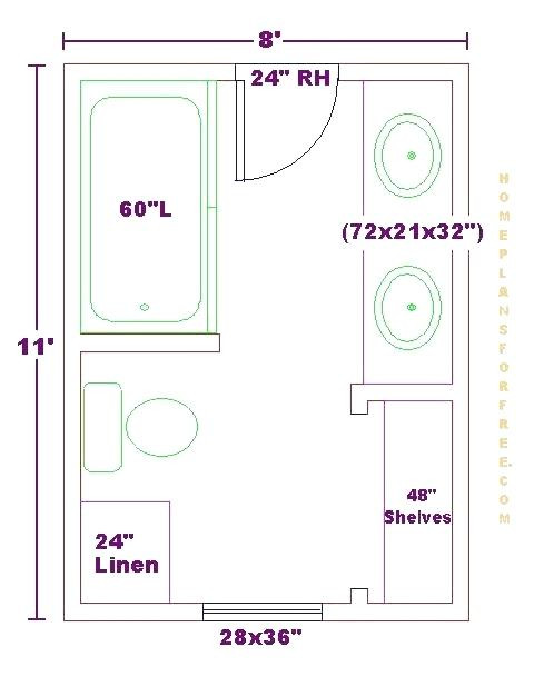 Master Bathroom Dimensions
 Here are Some Free Bathroom Floor Plans to Give You Ideas