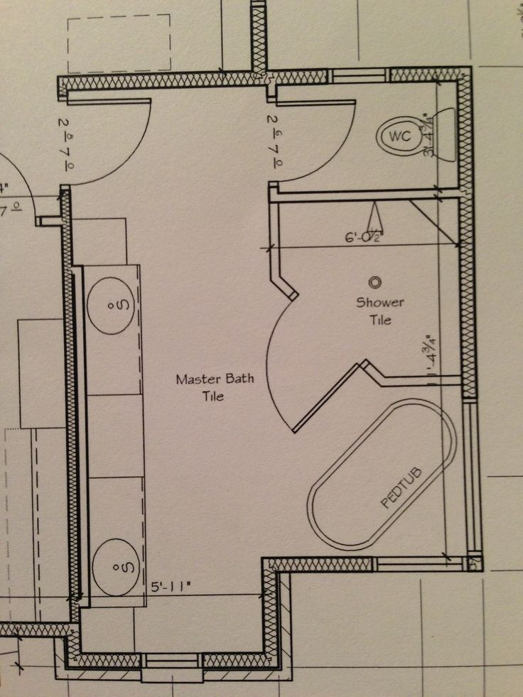Master Bathroom Floor Plan
 Master Bath floor plan Master bath ideas