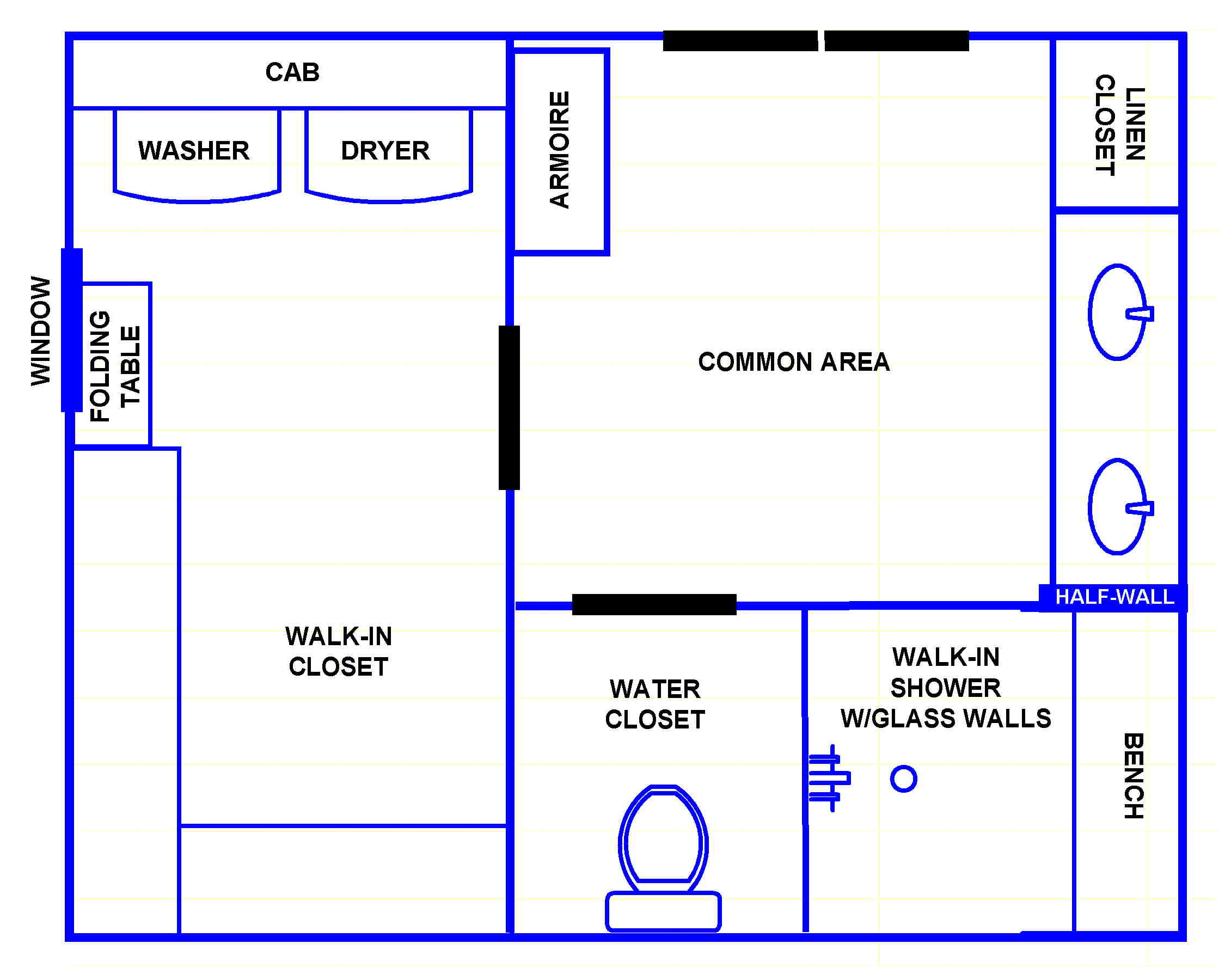 Master Bathroom Floor Plans
 Does Anyone Have Any Ideas For This Master Bath Layout I