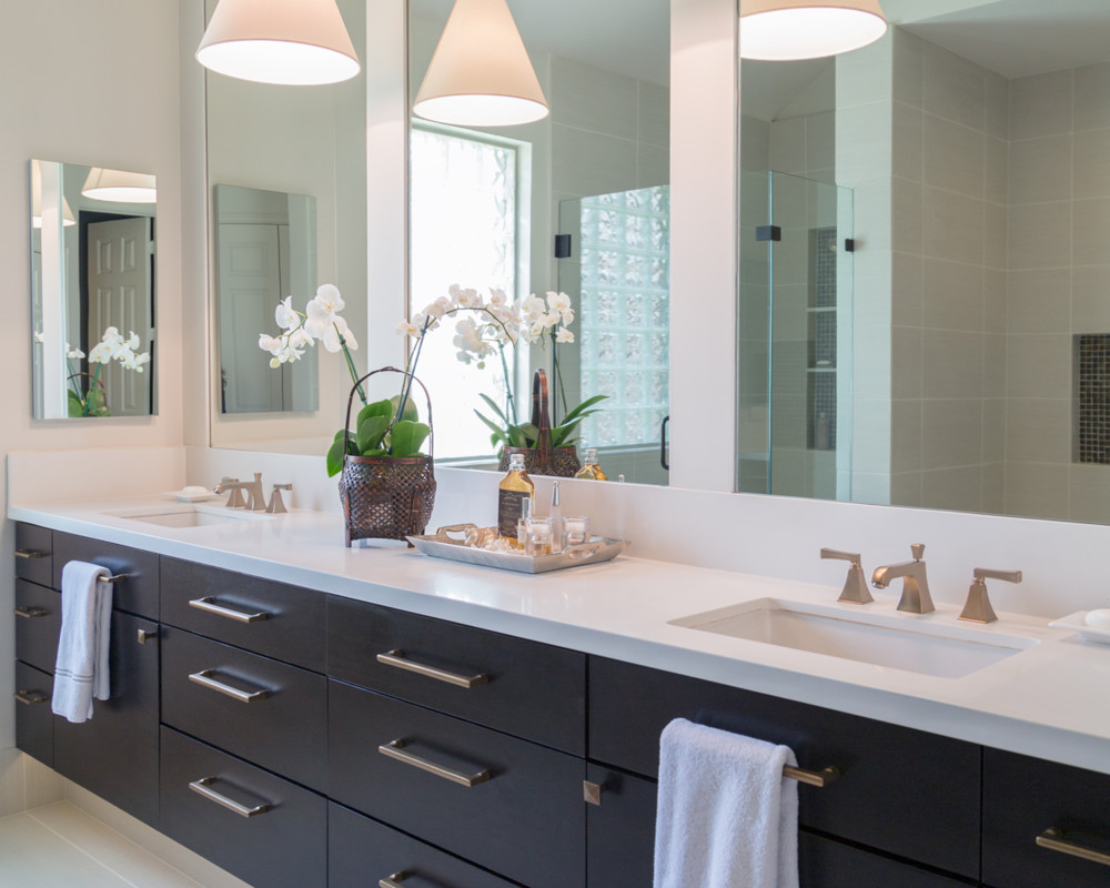 Master Bathroom Mirror Ideas
 BEFORE & AFTER A Master Bathroom Remodel Surprises