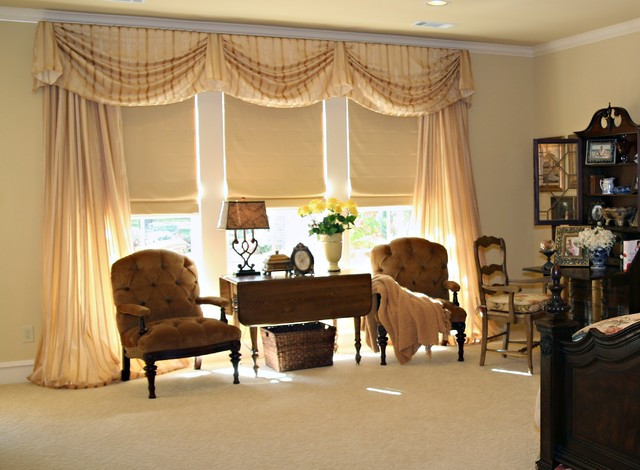 Master Bedroom Window Treatments
 Master bedroom window treatments Traditional Window