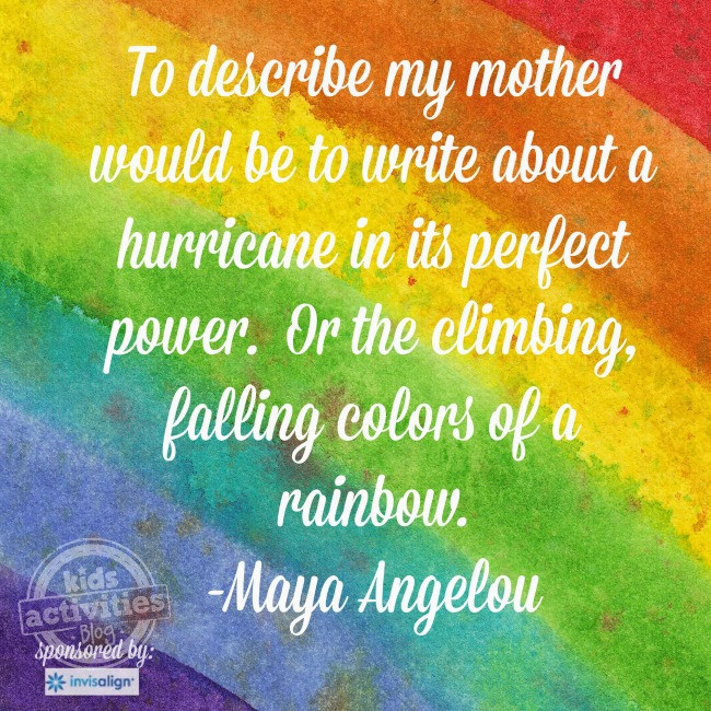 Maya Angelou Mother Quotes
 A Confident Mother