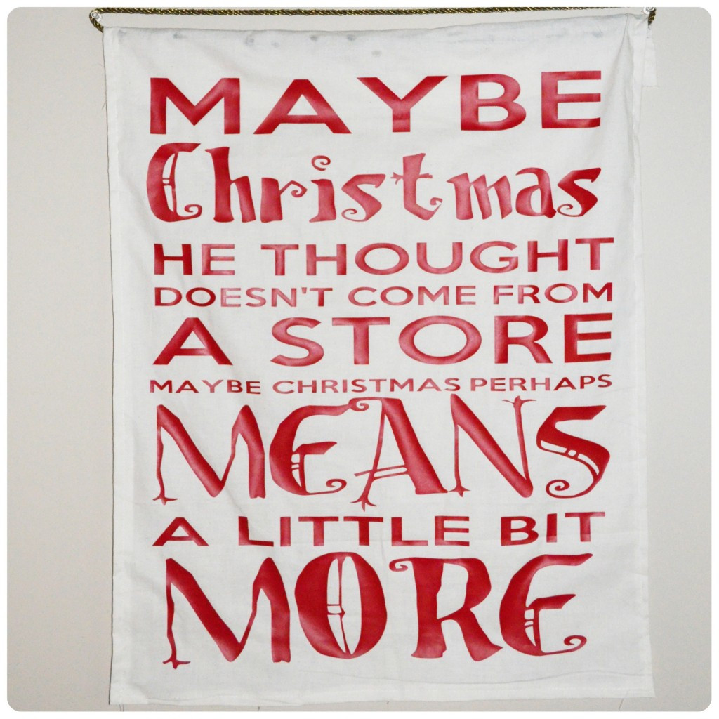 Maybe Christmas Doesn'T Come From A Store Quote
 Christmas Grinch Quotes Maybe QuotesGram